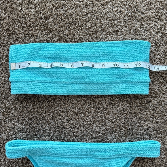 LA Hearts by PacSun Blue Dominique Scrunch bikini - Picture 3 of 3